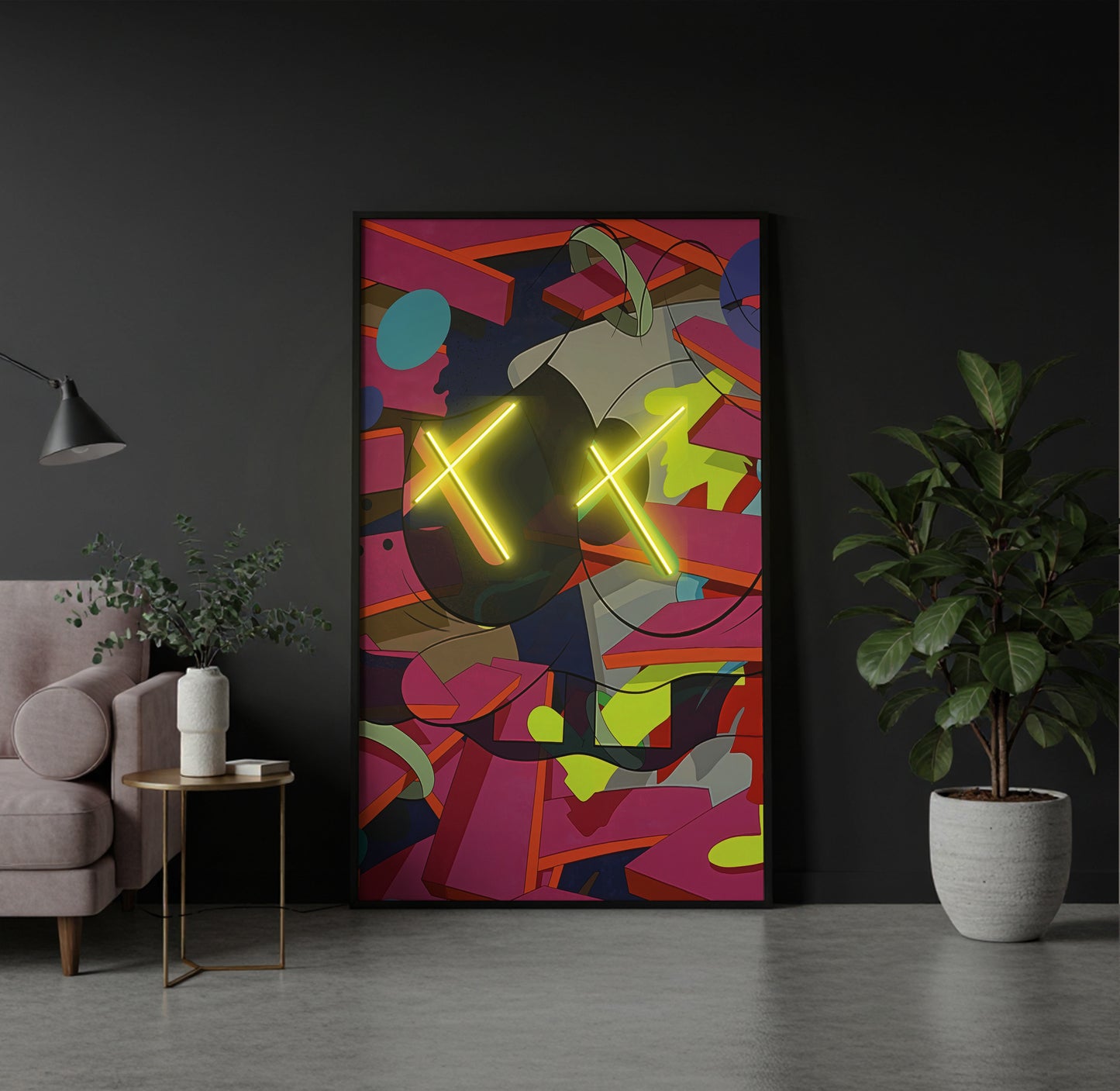 KAWS PINK XX Frame