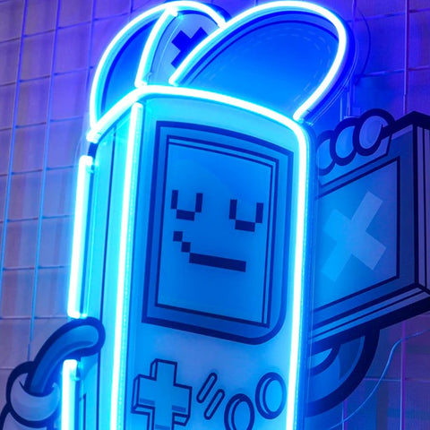 Gameboy Led Neon Acrylic Artwork