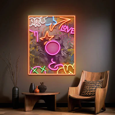 Fantastic Love Collapse Art LED Neon Sign Light Pop Art