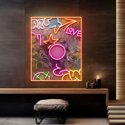 Fantastic Love Collapse Art LED Neon Sign Light Pop Art