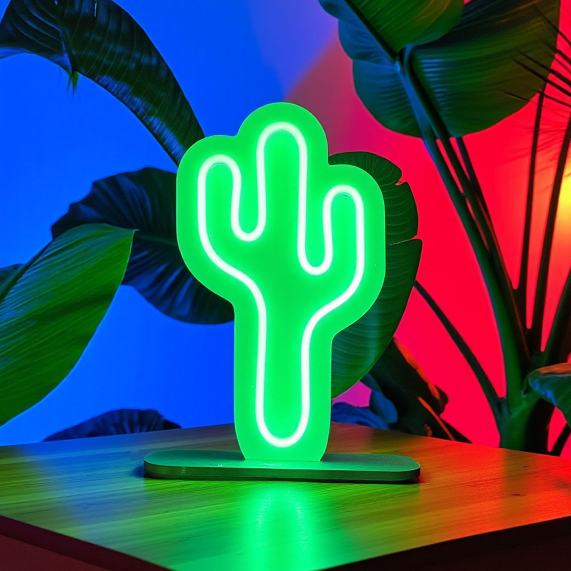 Mini Cactus Neon Lamp