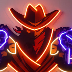 Aiming Guns LED Neon Sign Light Pop Art