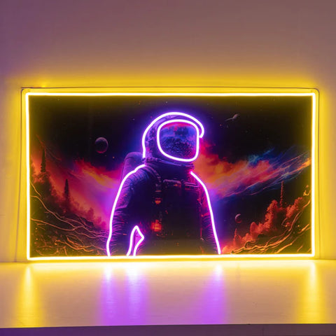 Astronaut in Space LED Neon Sign Light Pop Art