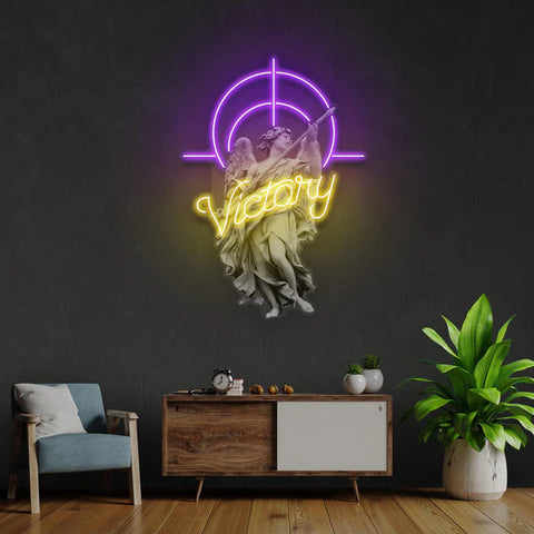 Victory Angel Led Neon Acrylic Artwork