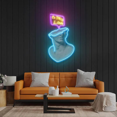 Is This Love Led Neon Acrylic Artwork