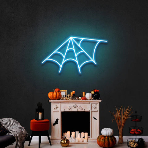 Spiderweb Neon Sign